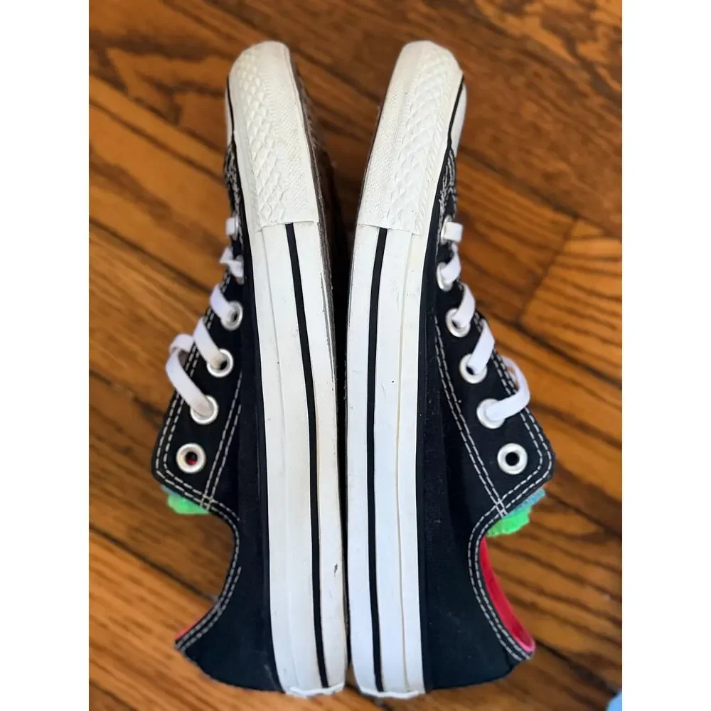 Converse Chuck Taylor All Star Double Tongue Low Top shoe Neon Women’s Size 5 Y2